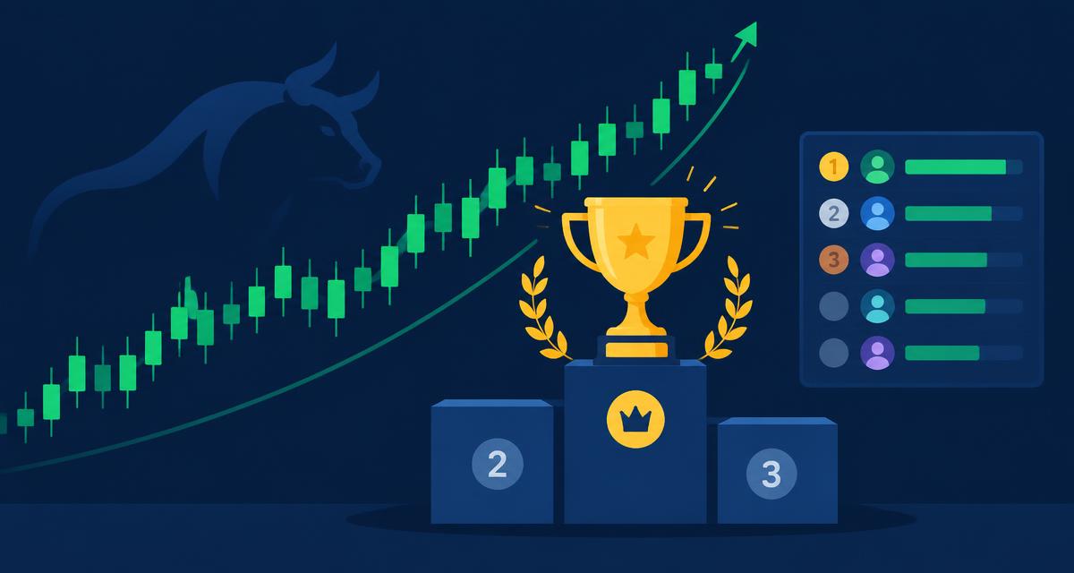 Stock chart on a laptop screen, cover image for this guide